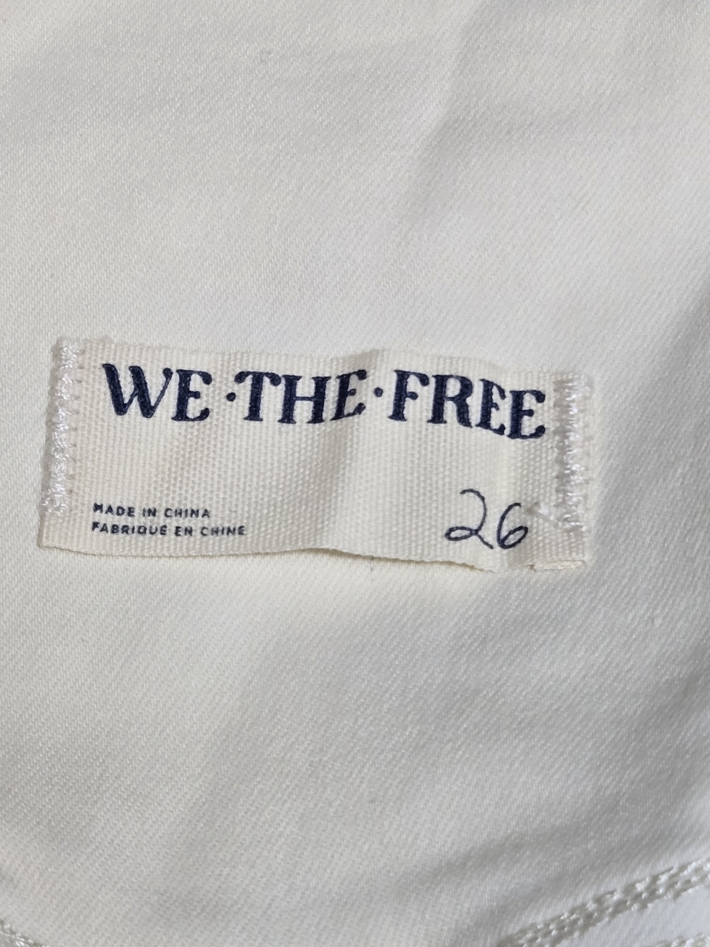 We The Free Ivory High-Rise Flare Jeans - Picture 8 of 9